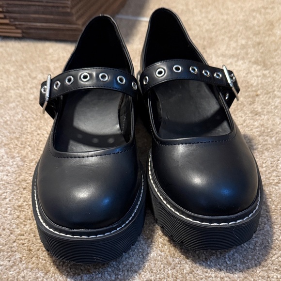 Wild Fable Black Mary Jane Shoes with Buckle Strap - Picture 5 of 5